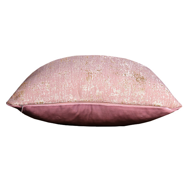 Patina Luxury Velvet Throw Pillow Cover (Blush Pink & Gold Cushion Cover) - GLARA HOME