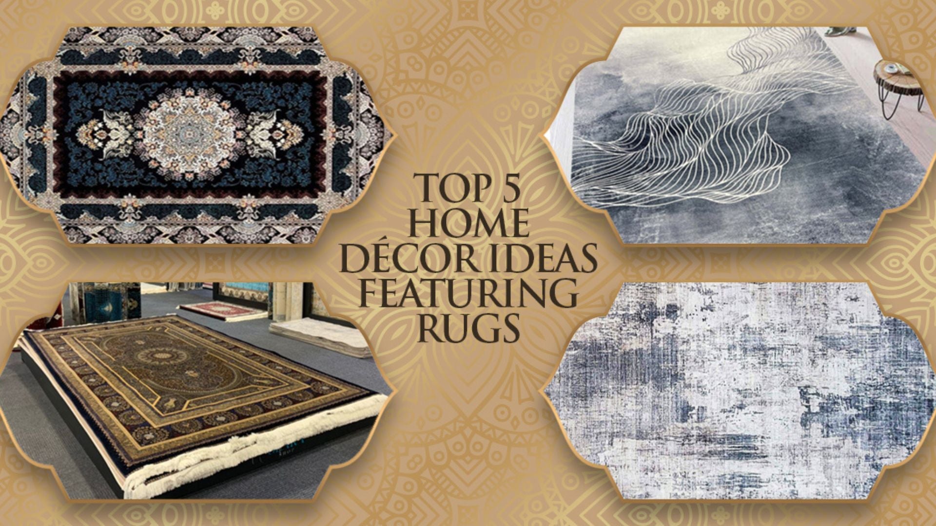 top 5 home décor ideas featuring rugs