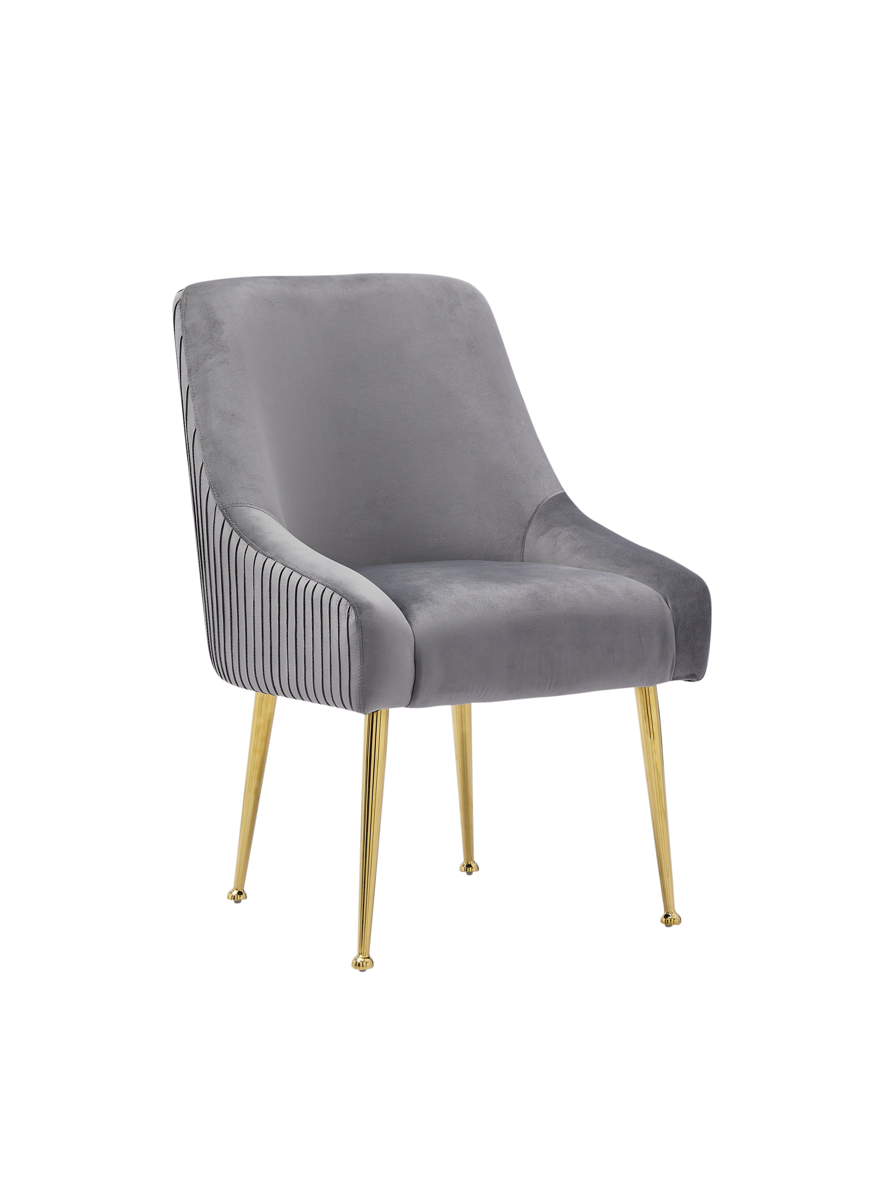 GL2 Dining Chair (Gold Grey) - GLARA HOME