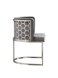 216A Dining Chair (Silver Grey) - GLARA HOME