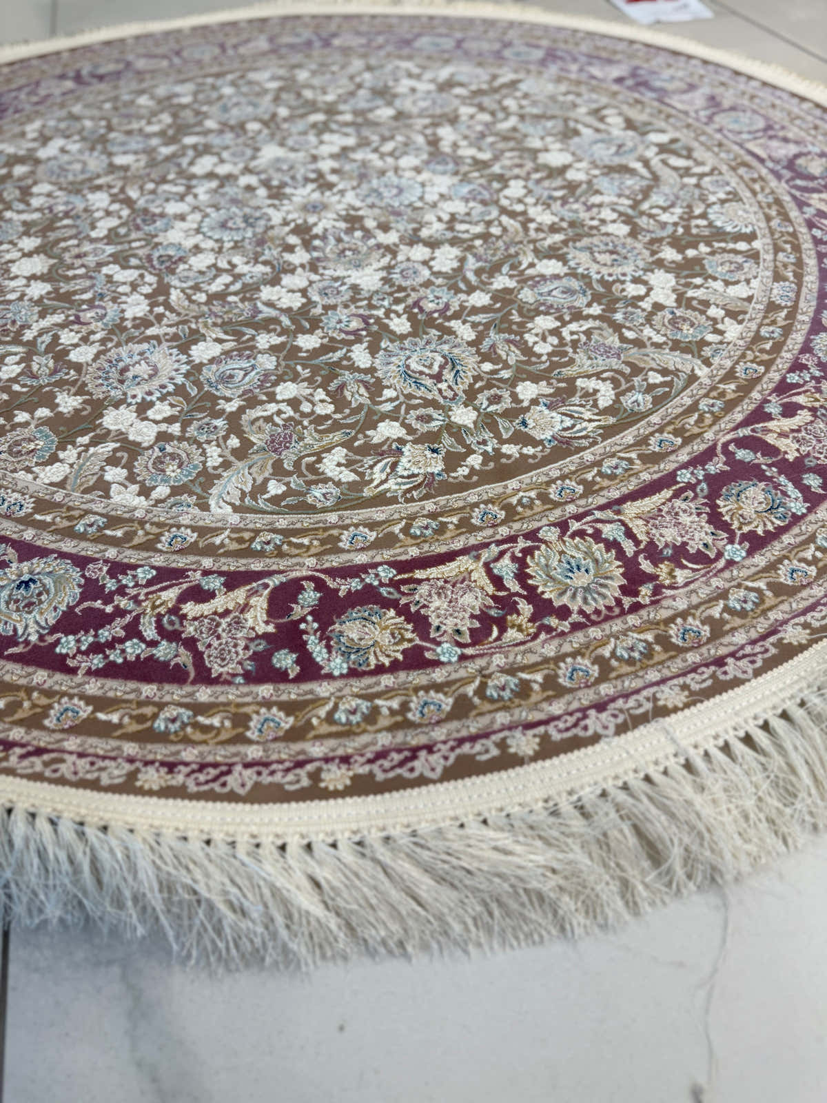 4022 1250 Reed Round Rug - GLARA HOME