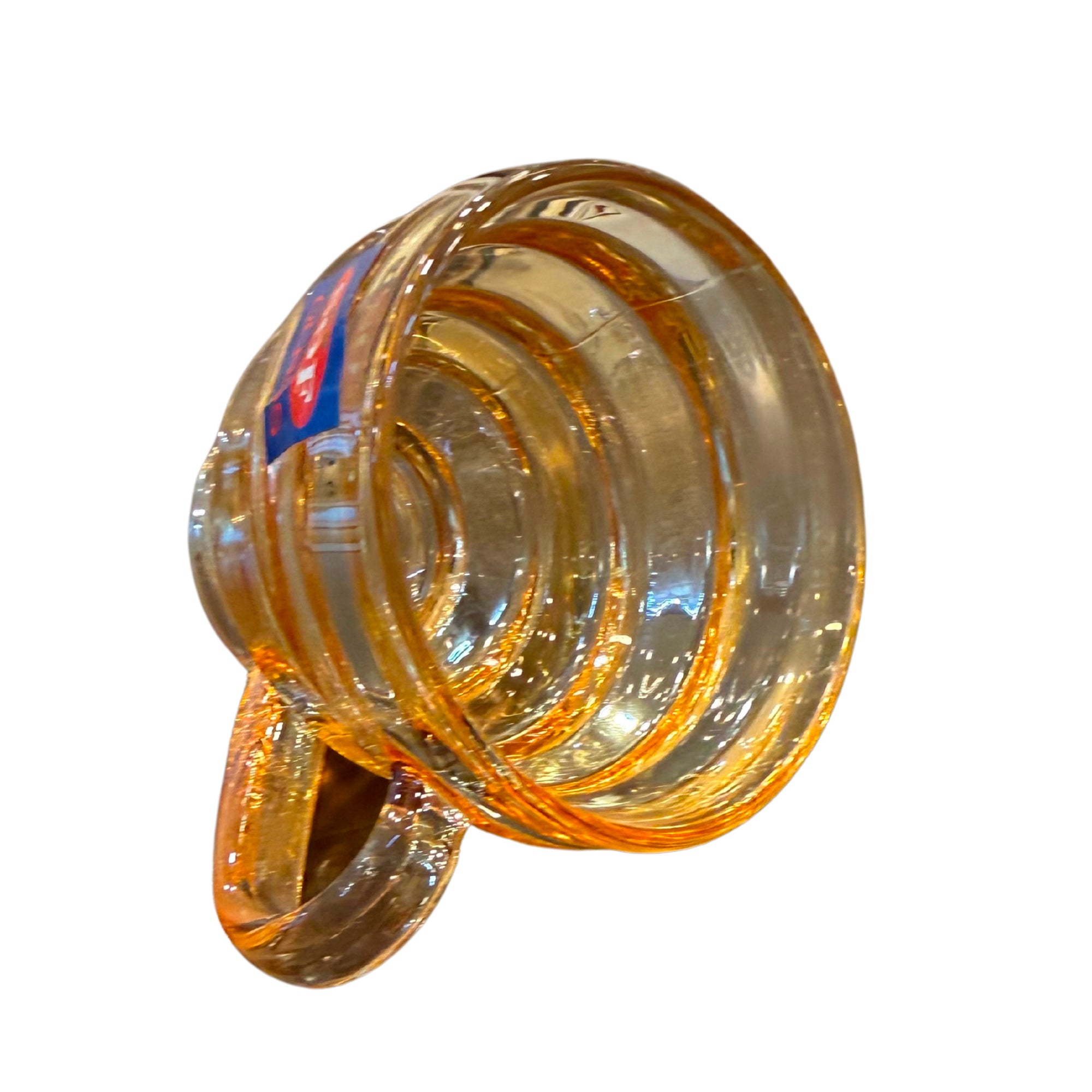 Crystal Spiral 190ml Glass Cup –  Elegant & Unique Design Set Of 6 Cups  (RTL-11)