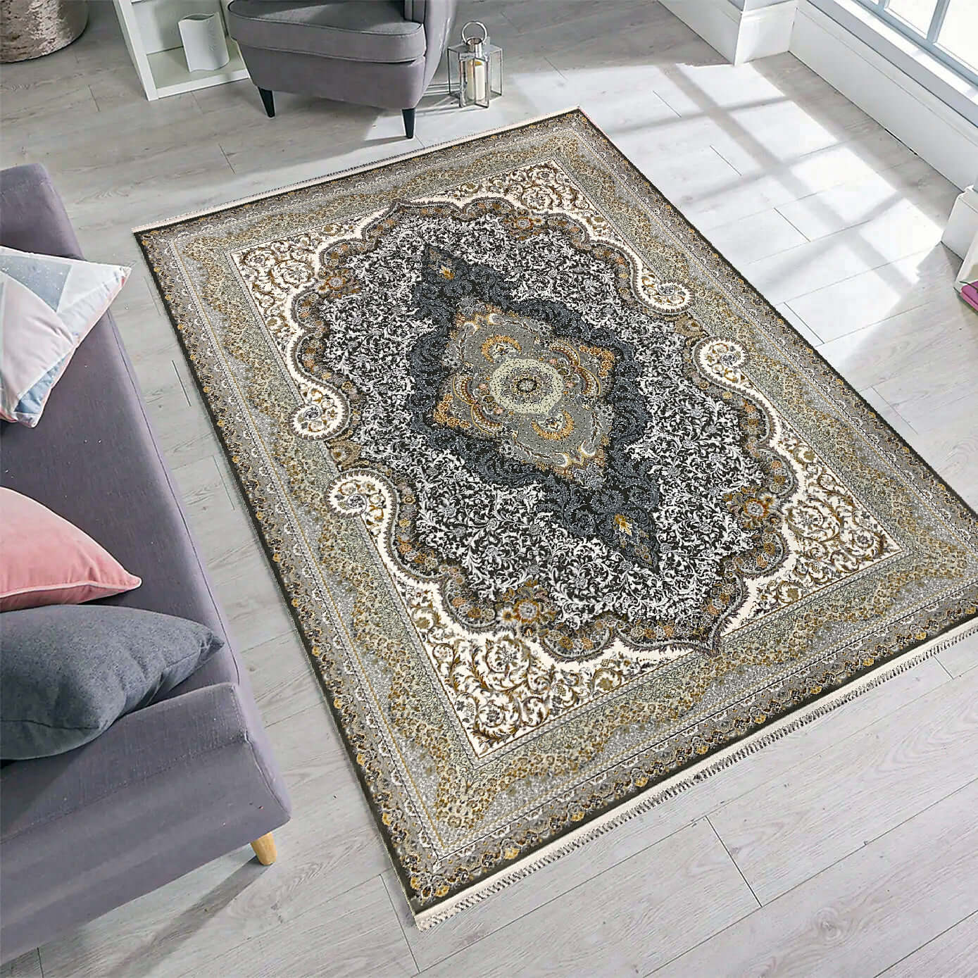 ARSES 1200 Reed Persian Rug - GLARA HOME
