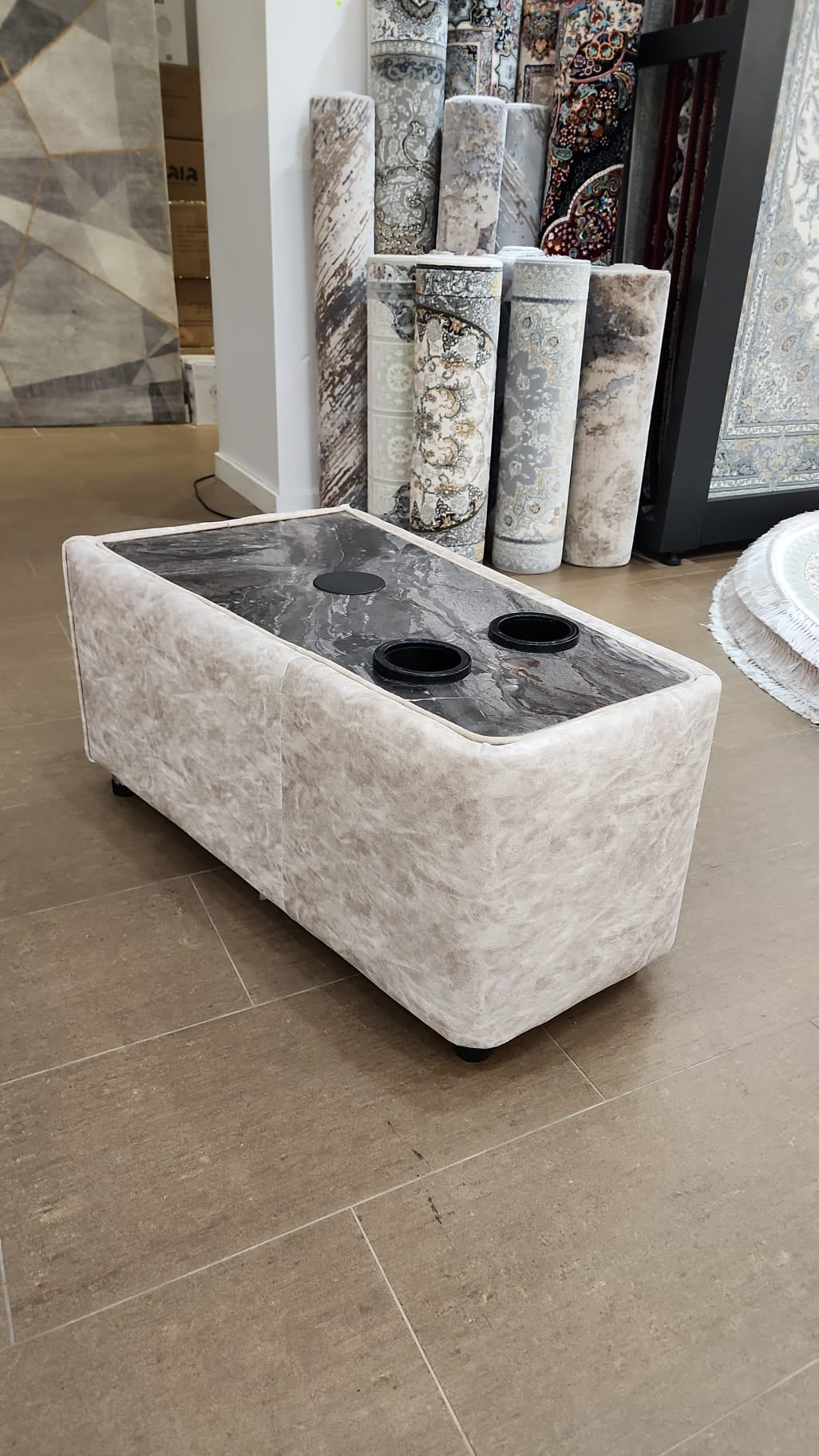 Aoria Sofa ( Royal02 Brown ) - GLARA HOME