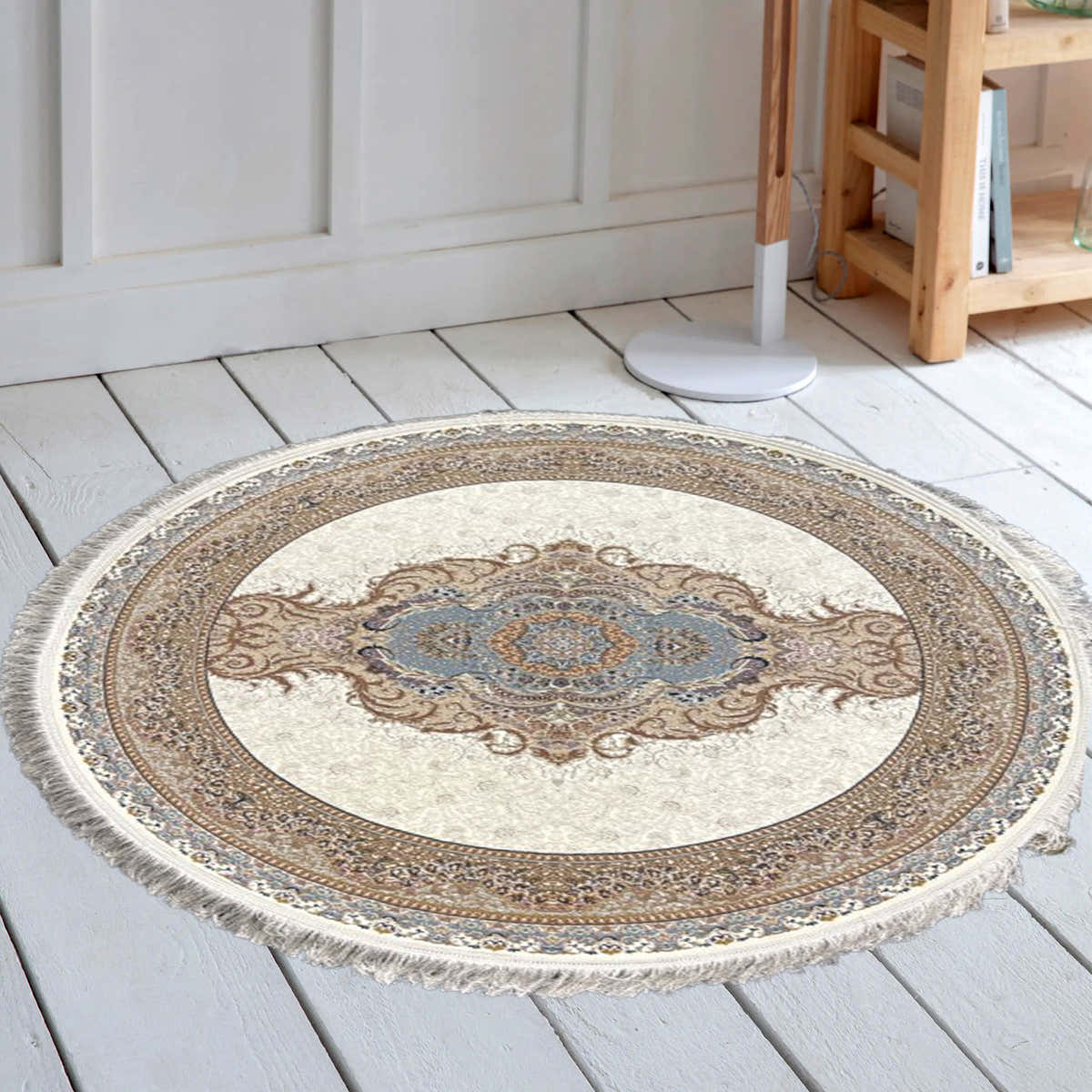 Arses 1250 Reed Round Rug - GLARA HOME