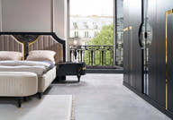Arya Black Bed Frame - GLARA HOME