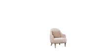 Asos Accent Chair Modern Nude Color ( Anka01 Gold ) - GLARA HOME
