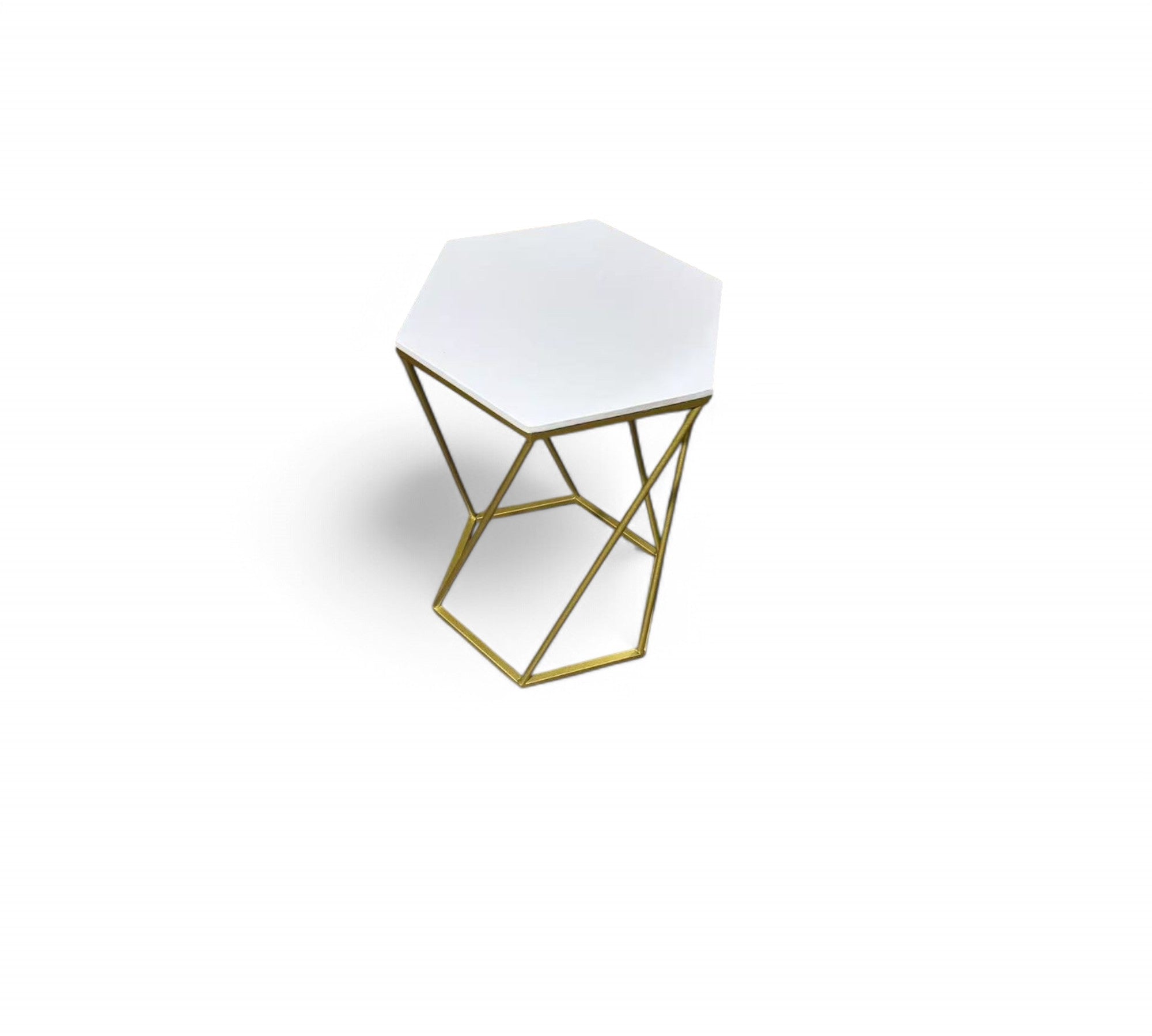 Astra Luxe Gold Side Table - GLARA HOME