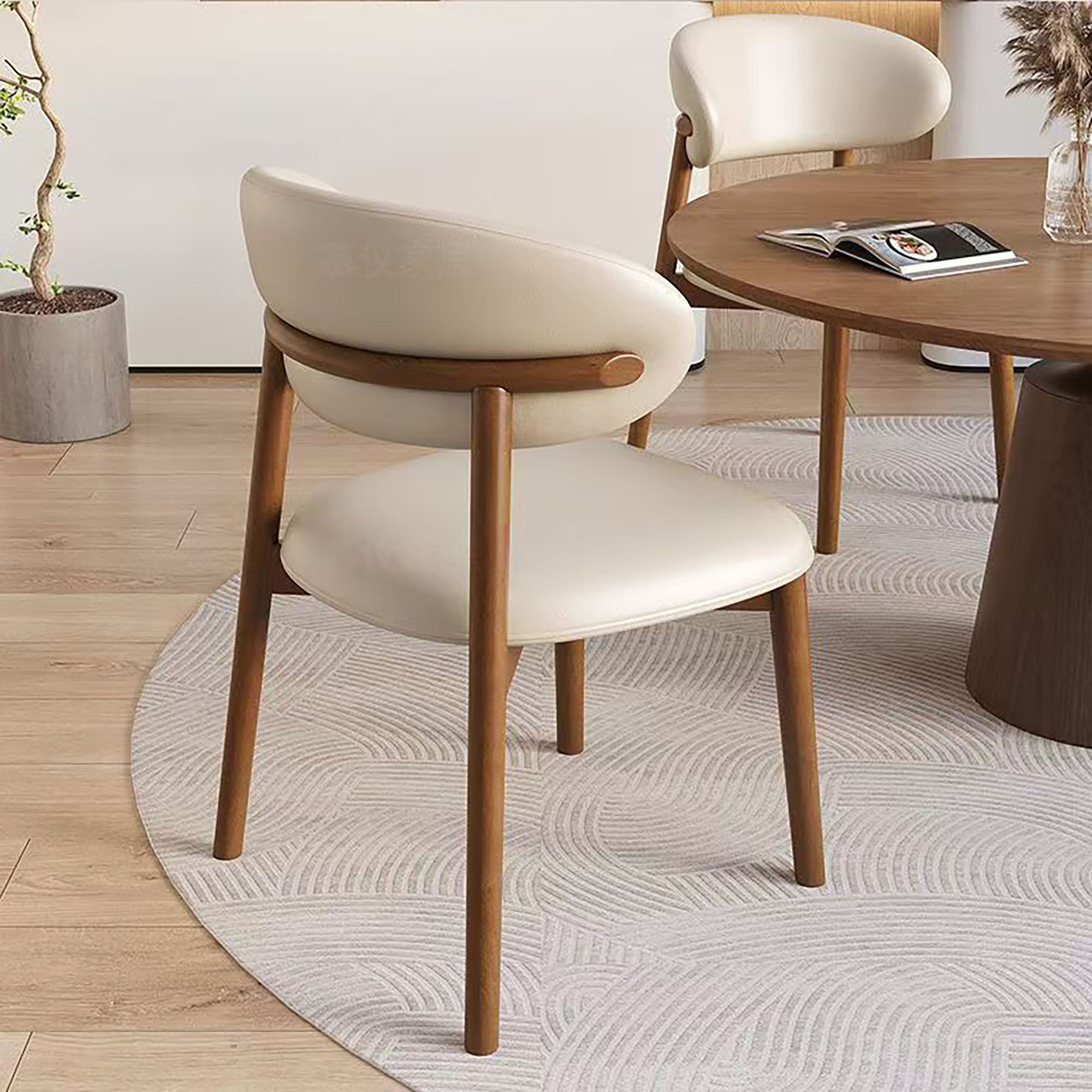 Aurelian Minimalist Dining Chair (MX-09) - GLARA HOME