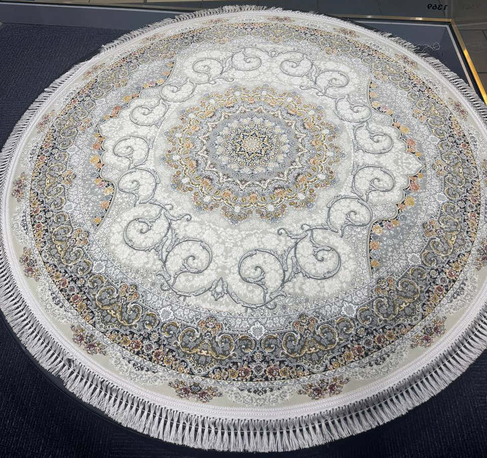 Azarakhsh 1200 Reed Round Rug - GLARA HOME