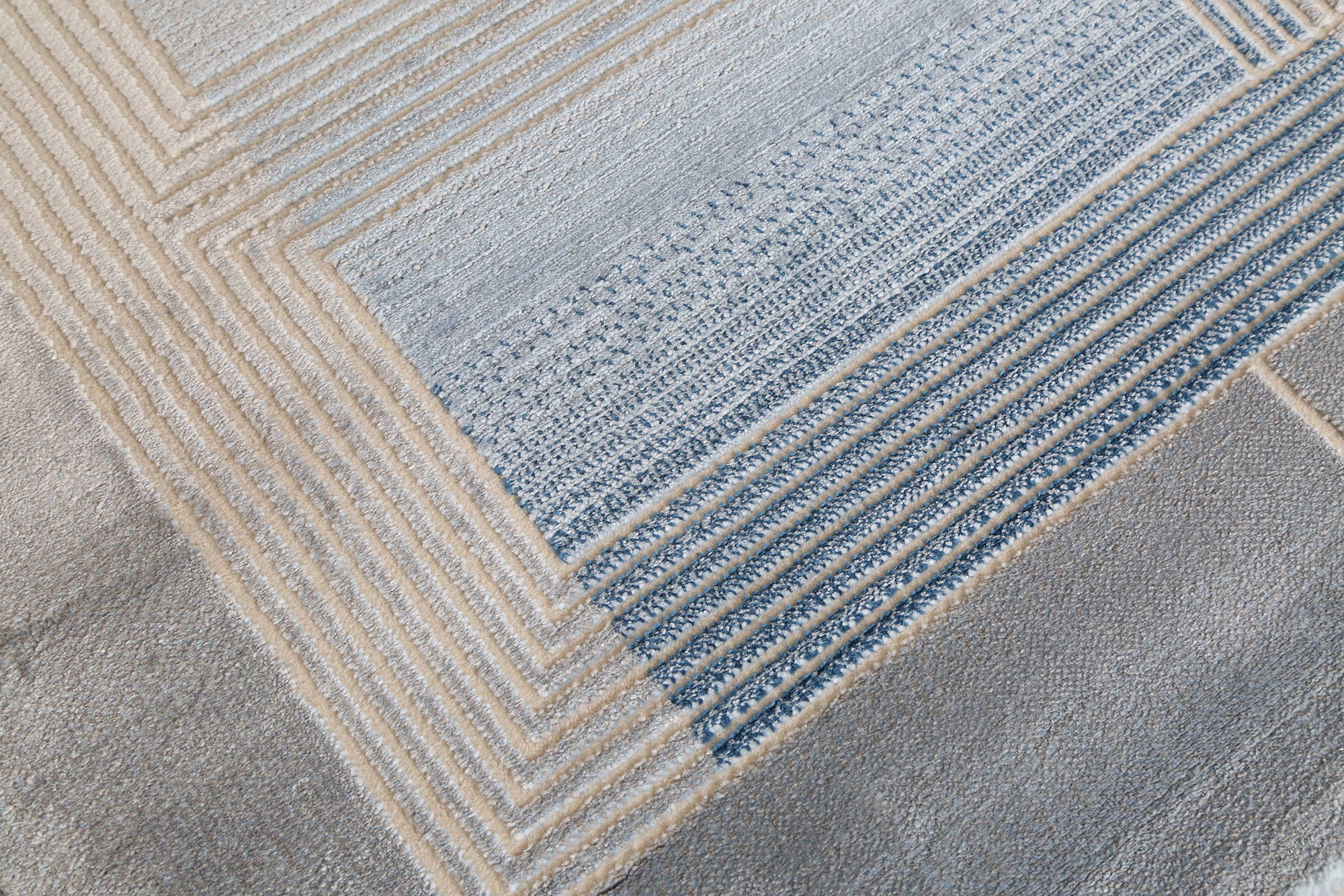 Azure Horizon Geometric Area Rug (PR-05) - GLARA HOME