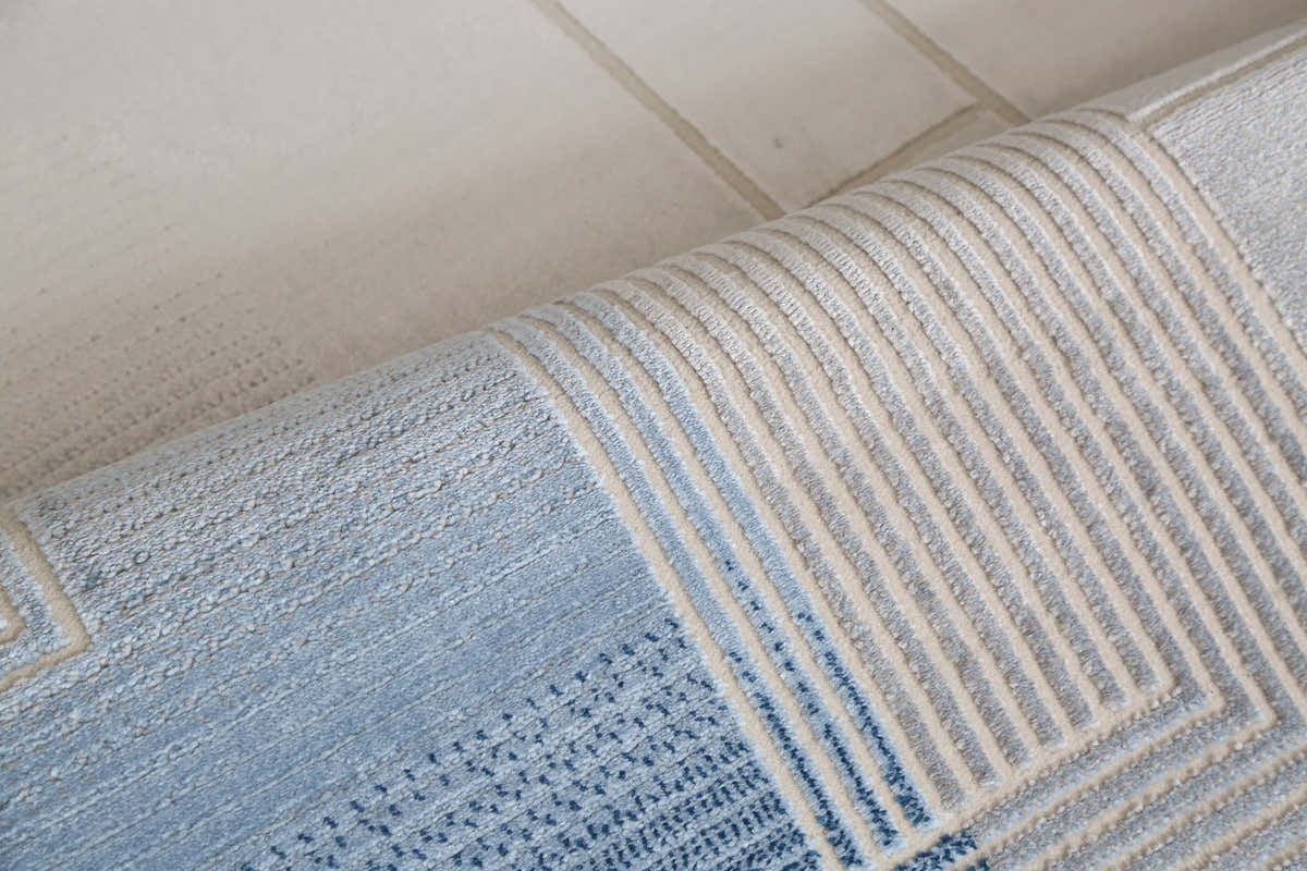Azure Horizon Geometric Area Rug (PR-05) - GLARA HOME