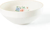 Bloom 26-Pieces Bone China Dinner Set – 24K Gold Rim & Floral Charm (SD-264) - GLARA HOME