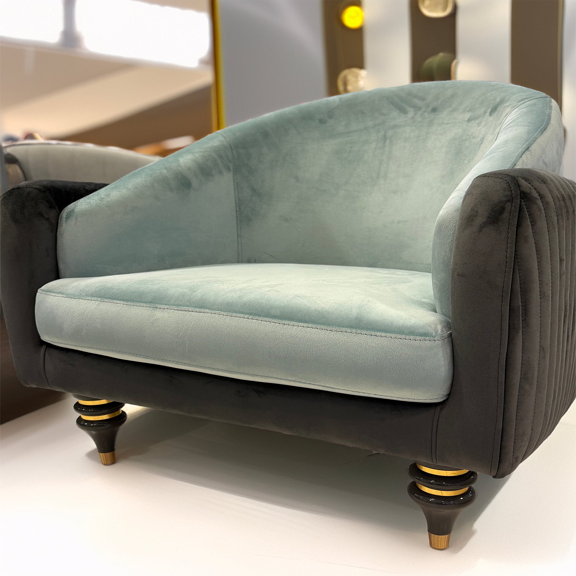 Capella Sofa ( Puma05-31 Gold ) - GLARA HOME