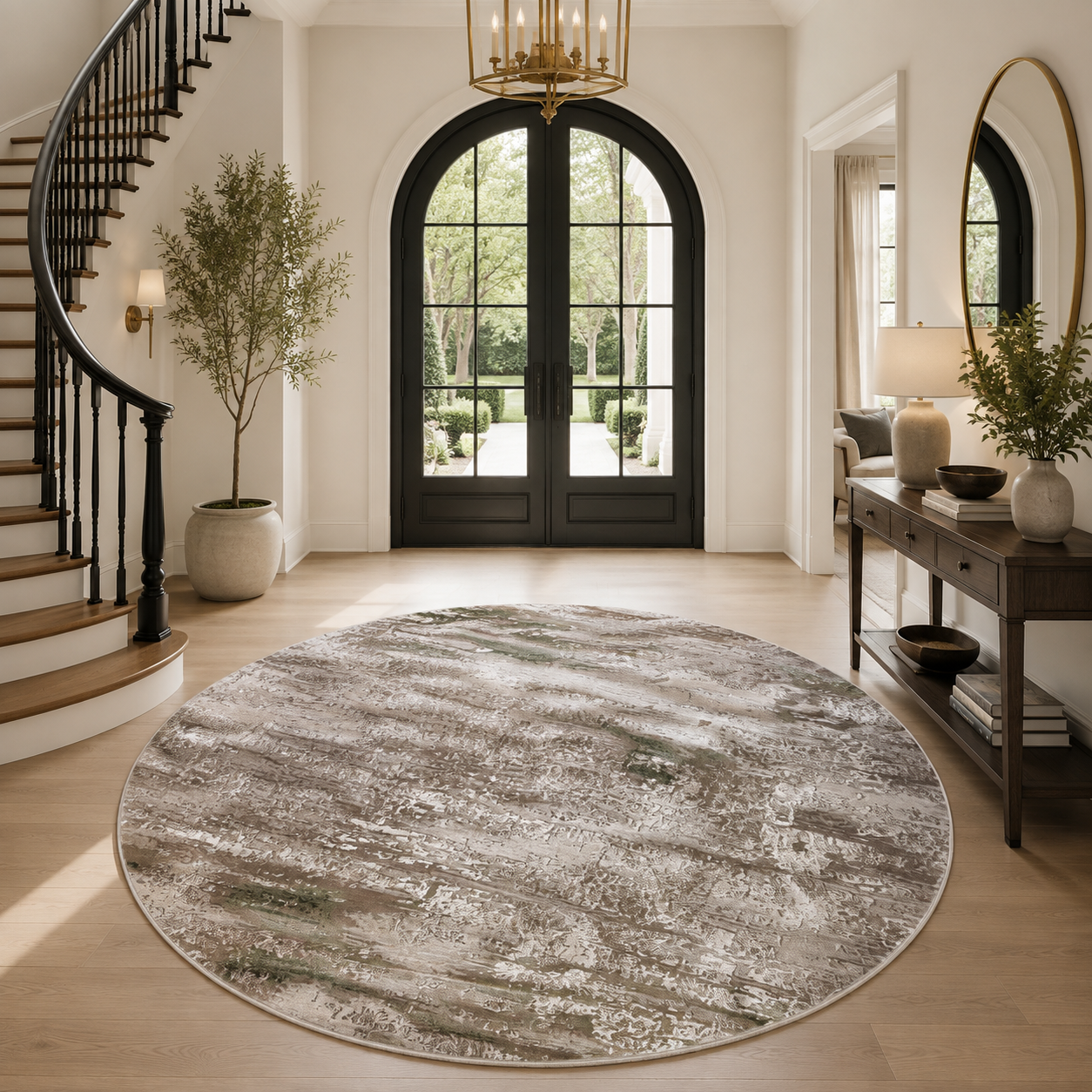 H4885 Round Rug
