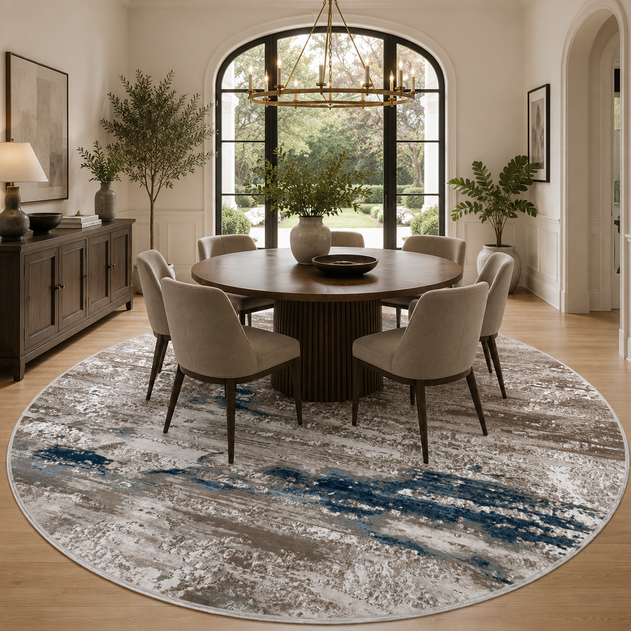 H4885 Round Rug