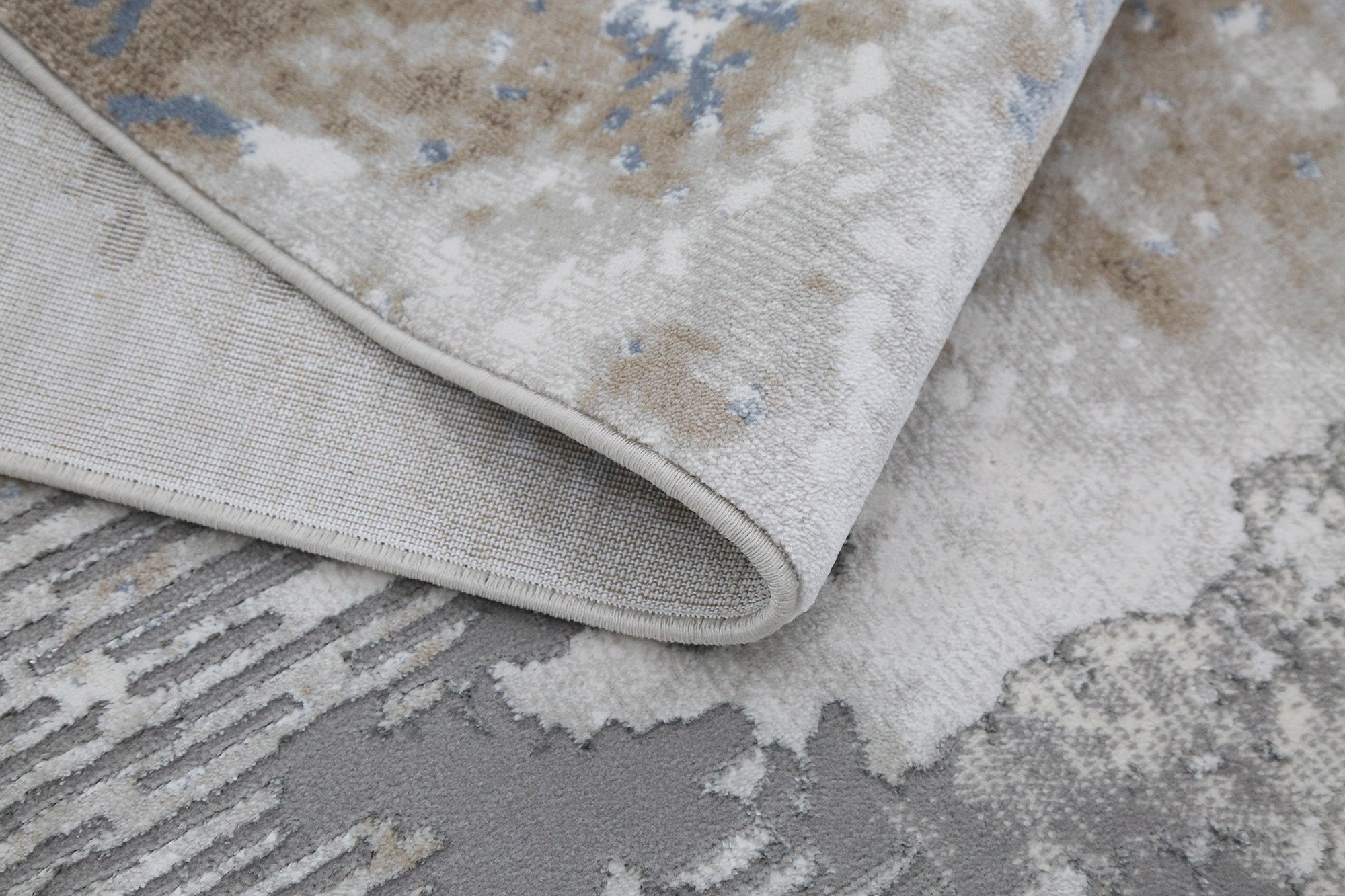 Driftwood Mist Abstract Area Rug (MDC-09) - GLARA HOME