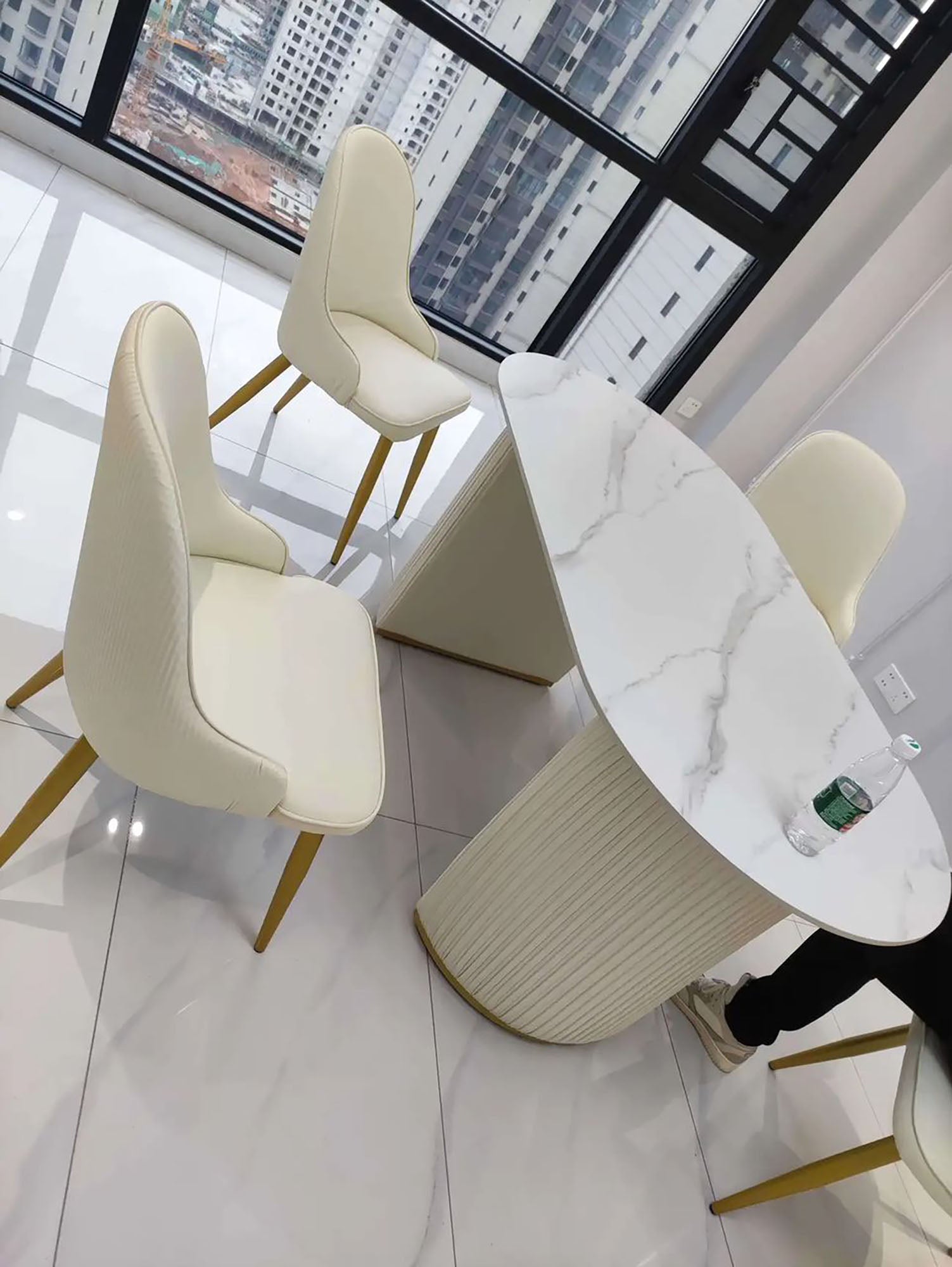 Elegante Modern Dining Table Set  (MX-01) - GLARA HOME