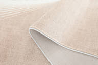 Glara “ARCORA” Modern Curve Area Rug – Beige & Grey Statement Design ( TX -06 ) - GLARA HOME