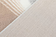 Glara “ARCORA” Modern Curve Area Rug – Beige & Grey Statement Design ( TX -06 ) - GLARA HOME