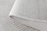 Glara “LUMORA” Light Curve Area Rug – Ivory & Soft Grey ( TY 08 ) - GLARA HOME