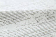 Glara “STRATA” Linear Textured Area Rug – Ivory & Soft Grey ( WX- 01 ) - GLARA HOME