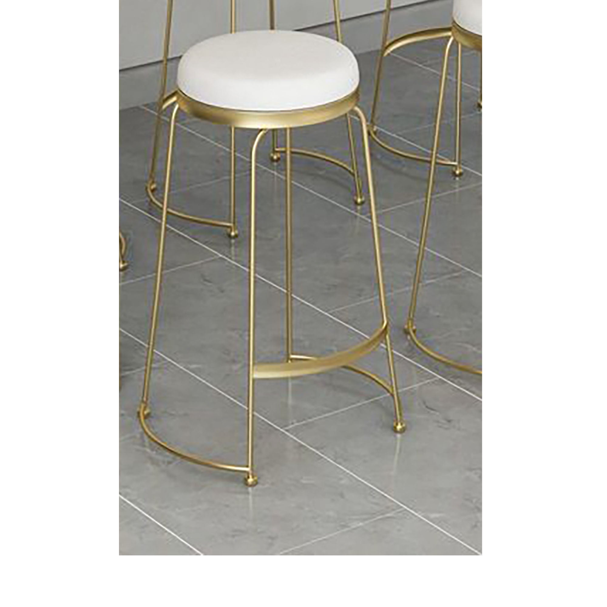Gold Aura Bar Stool - GLARA HOME