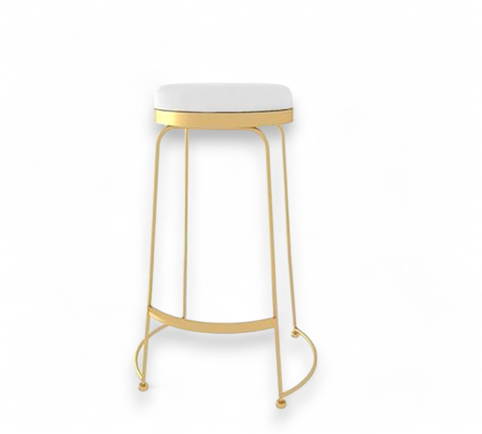 Gold Aura Bar Stool - GLARA HOME