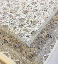 Golpar 1500 Reed Cream Persian Rug - GLARA HOME