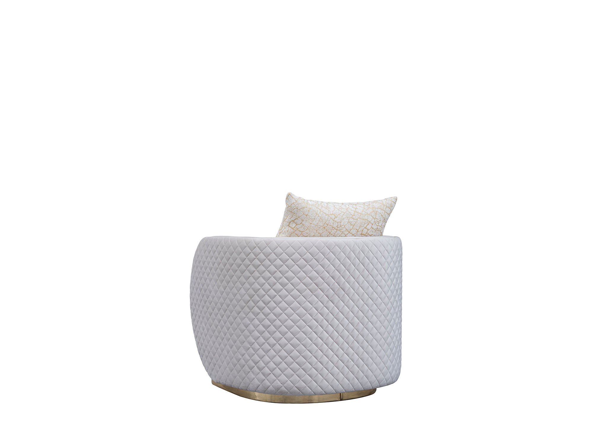 Gusto Sofa ( Max01 Cream/ Gold - GLARA HOME