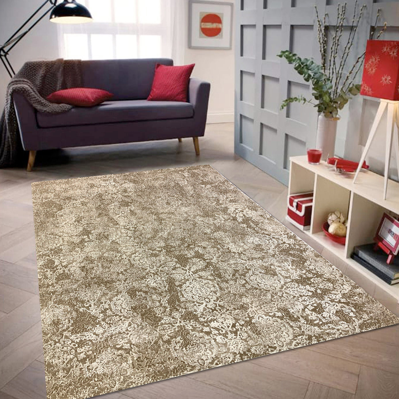 H4866 Turkish Rug - GLARA HOME