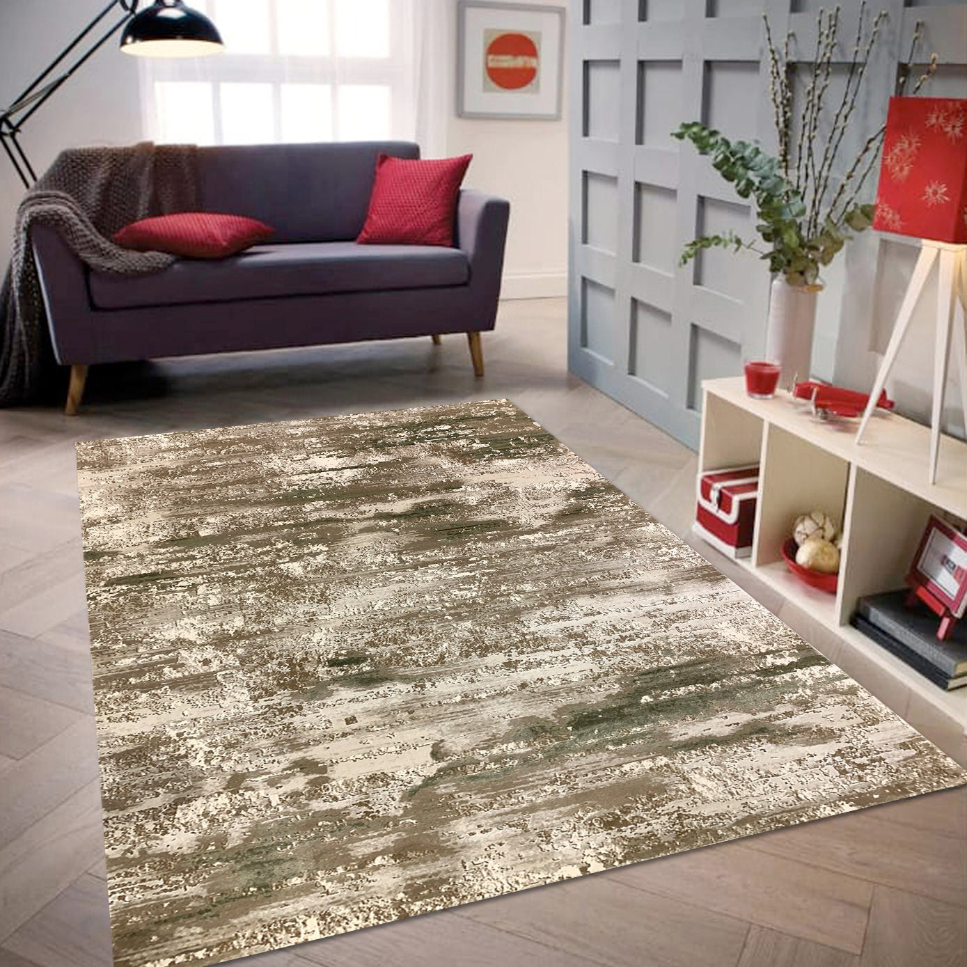 H4885 Turkish Rug - GLARA HOME