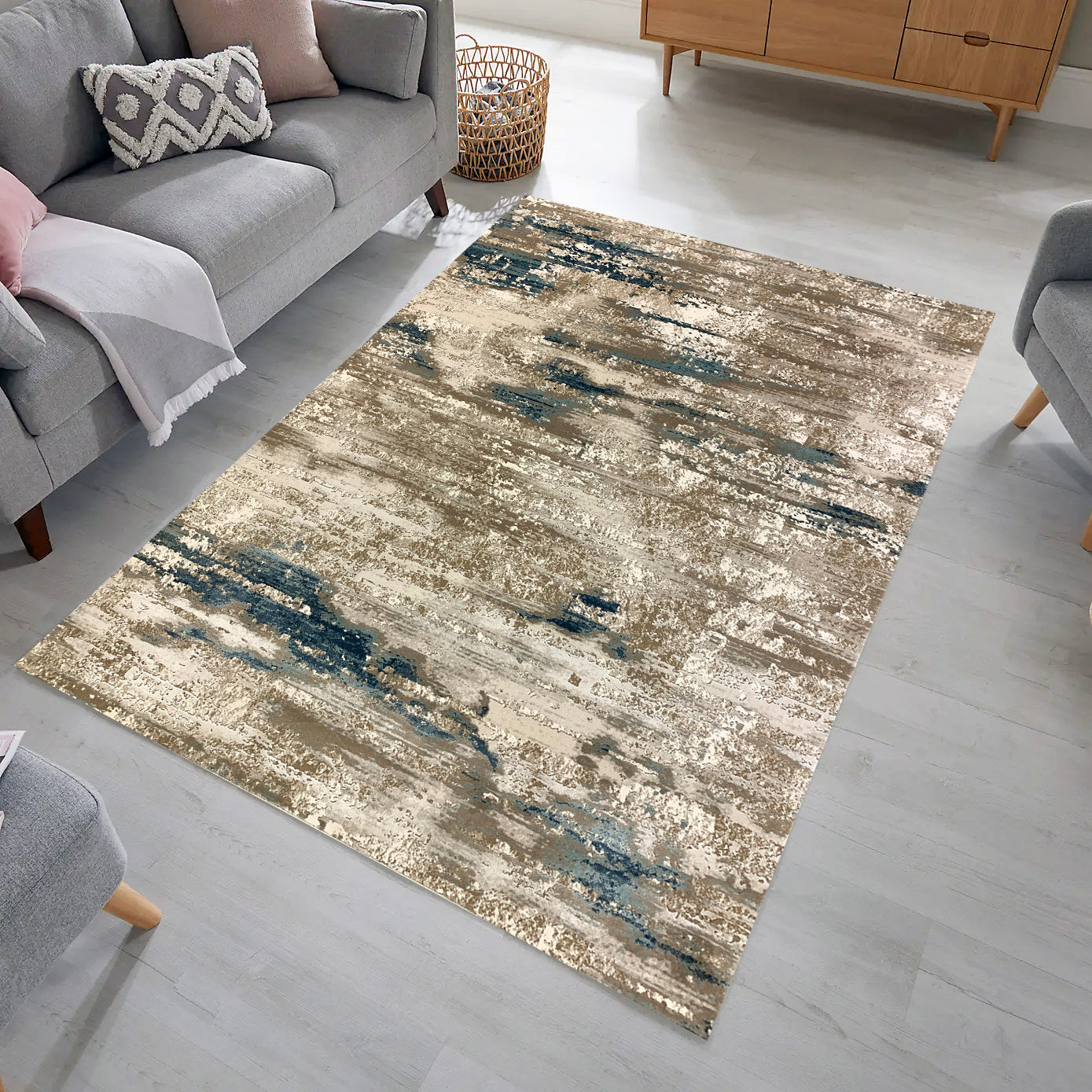 H4885 Turkish Rug - GLARA HOME