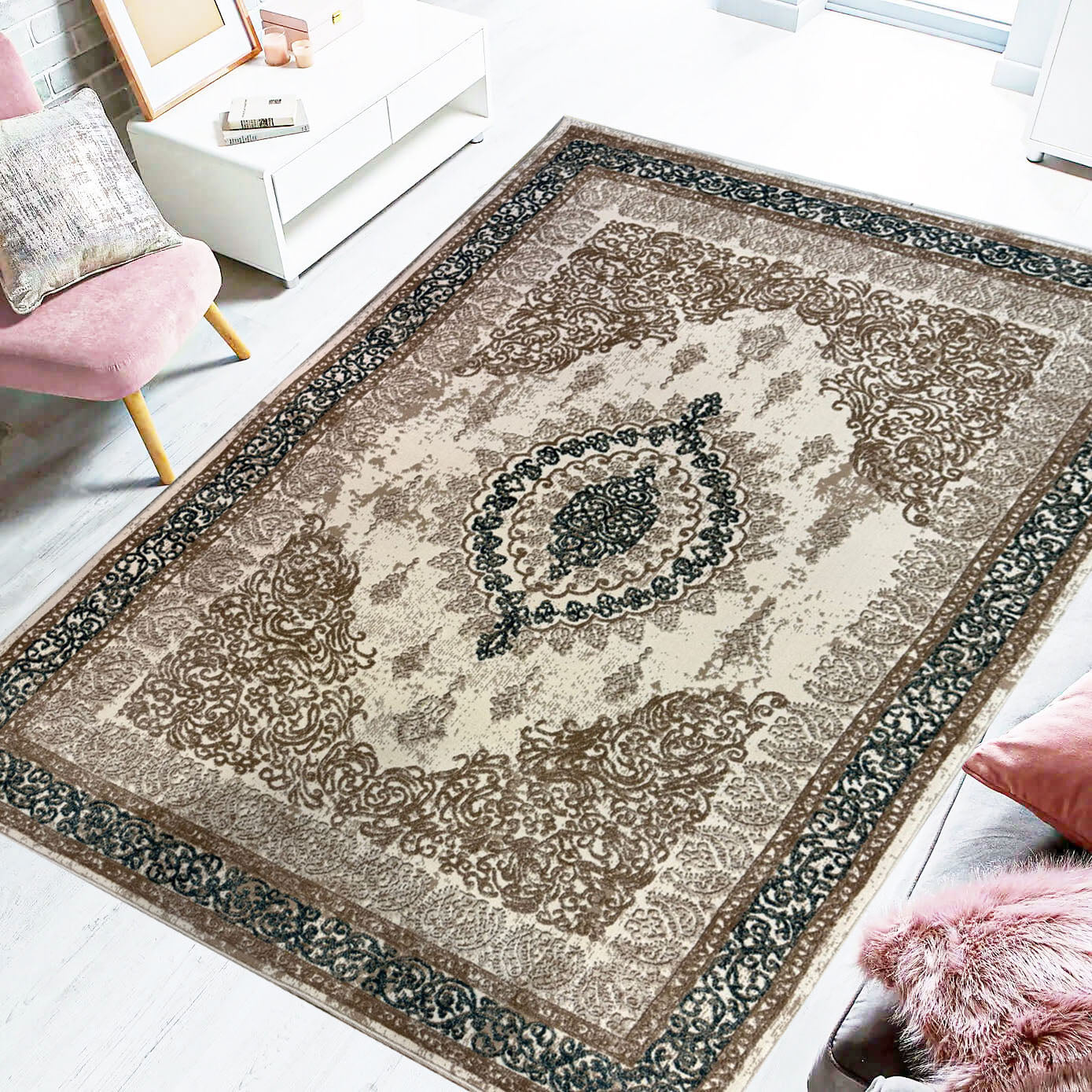 H5110 Modern Rug - GLARA HOME