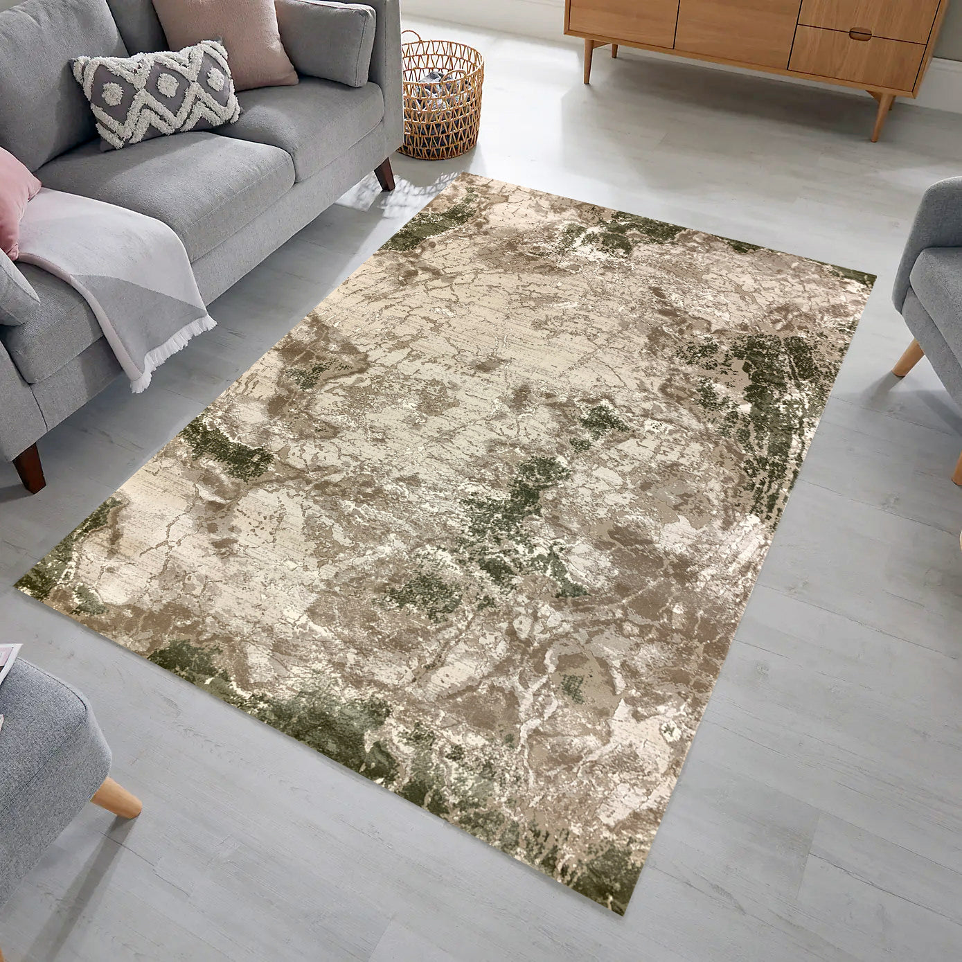 H6215 Modern Rug - GLARA HOME