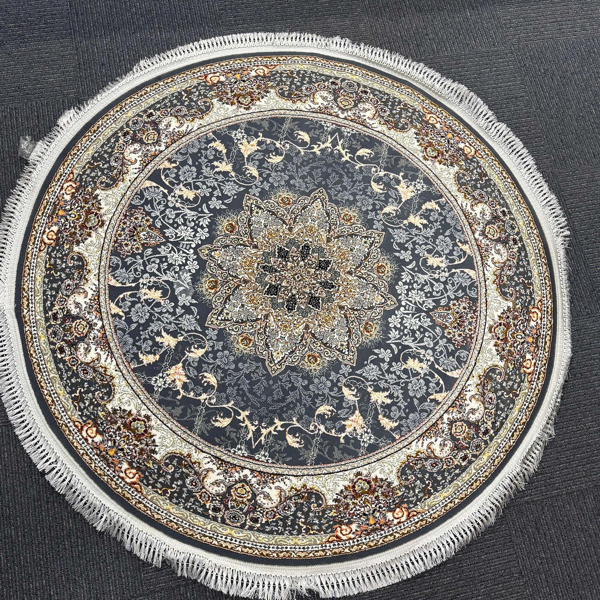 HIVA 700 Reed Round Rug - GLARA HOME