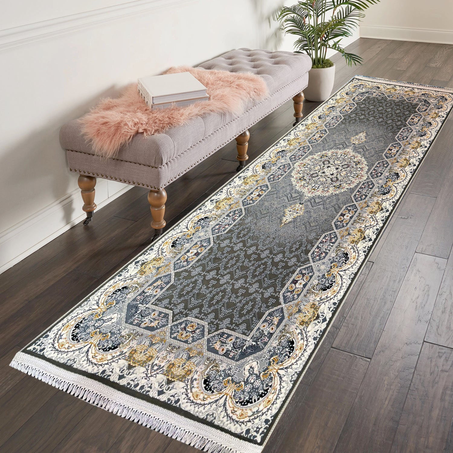 Haliday  1200 Reed Runner Rug - GLARA HOME