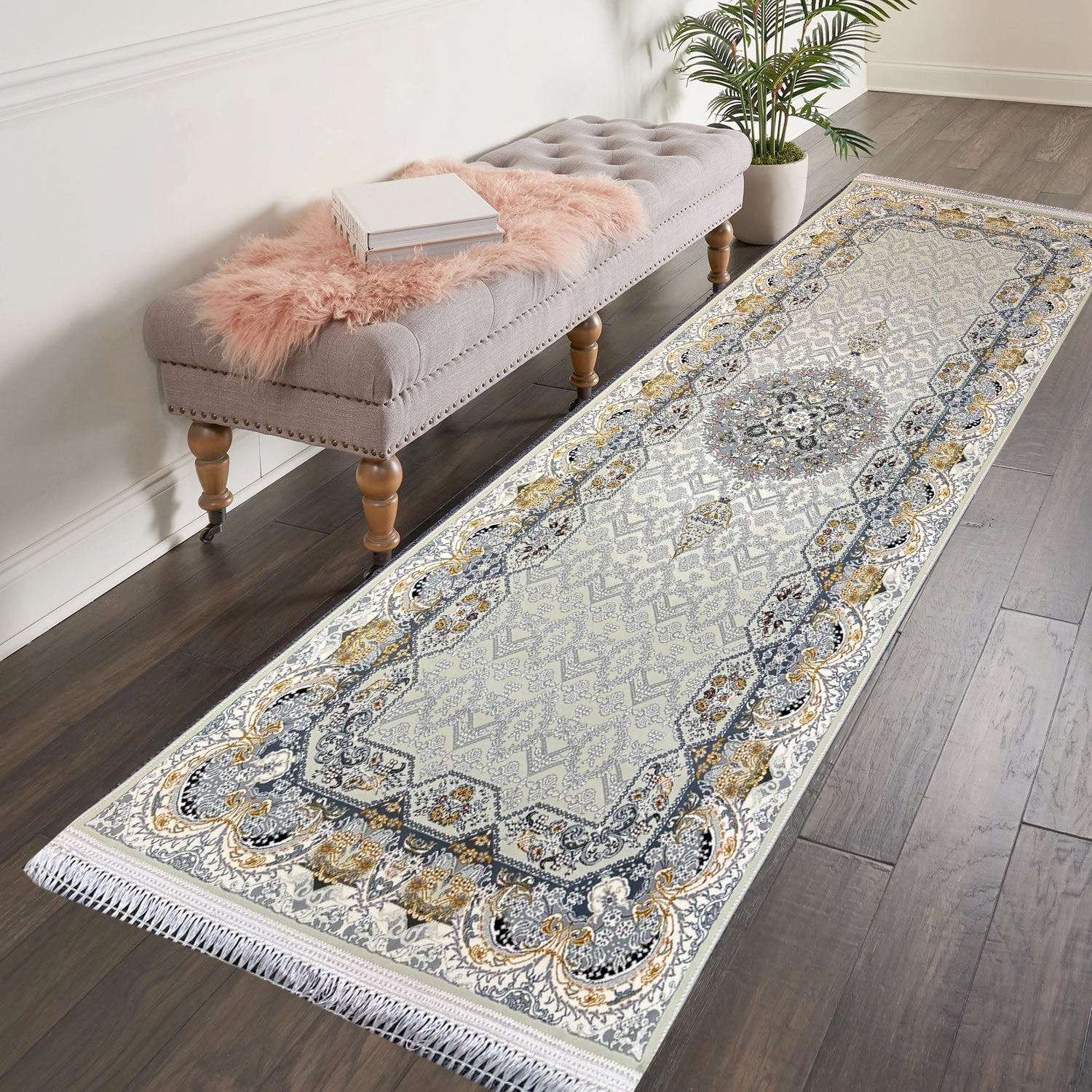 Haliday  1200 Reed Runner Rug - GLARA HOME