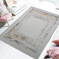 Horizon Frame Contemporary Area Rug (GD-01) - GLARA HOME
