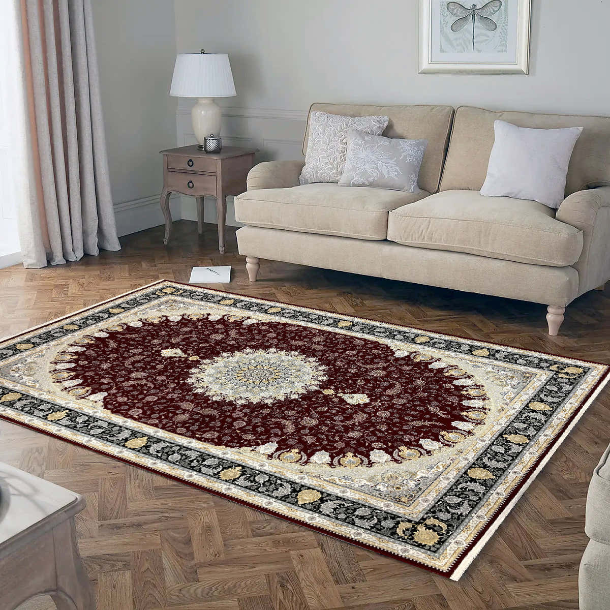Isfahan 1200  Reed Persian Rug - GLARA HOME