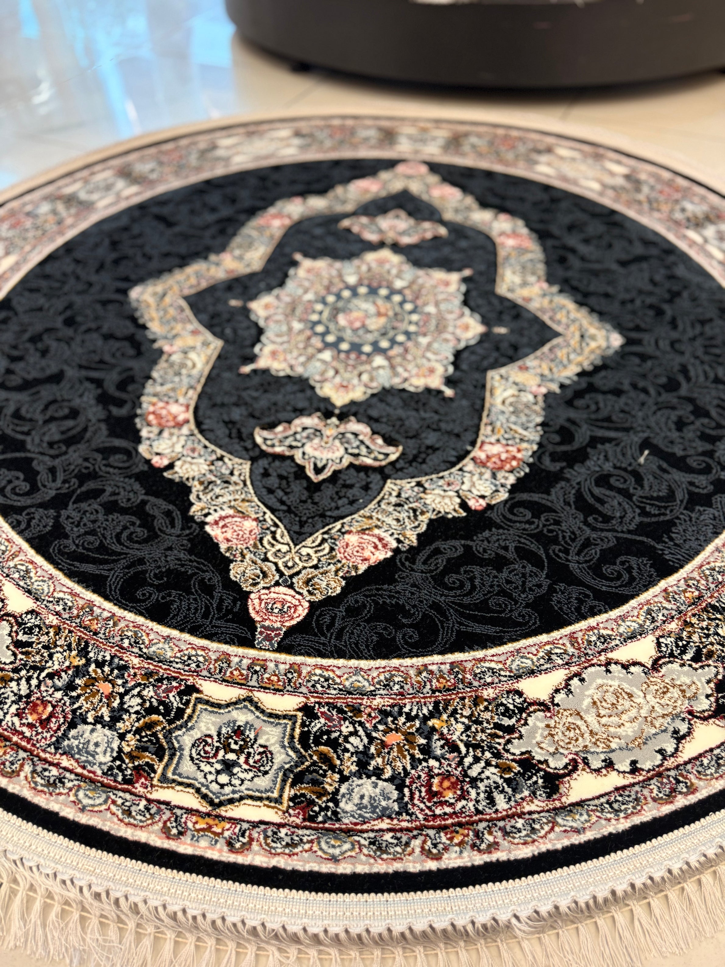 KARENA 700 Reed Round Rug - GLARA HOME