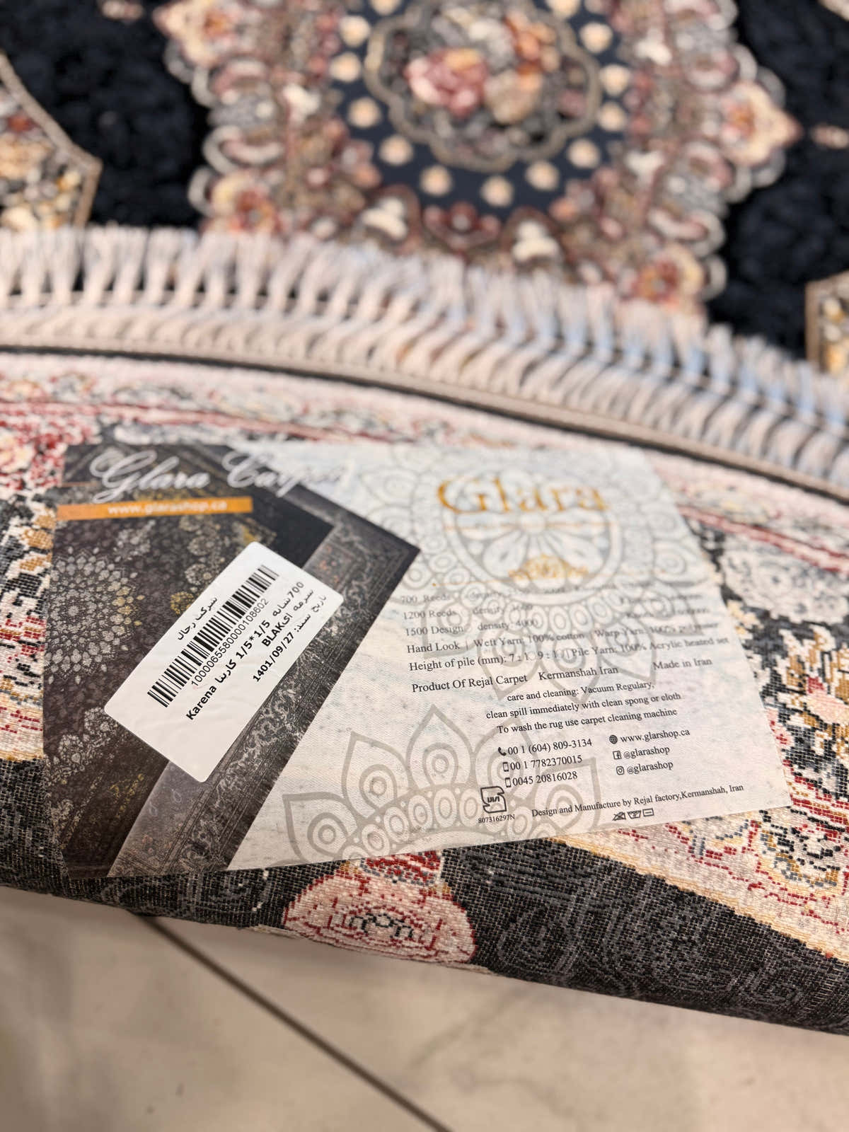 KARENA 700 Reed Round Rug - GLARA HOME