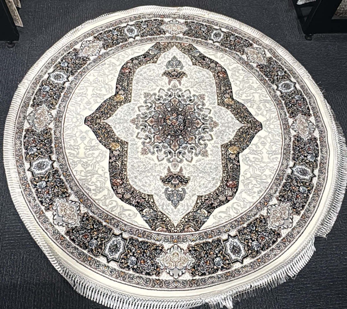 KARENA 700 Reed Round Rug - GLARA HOME