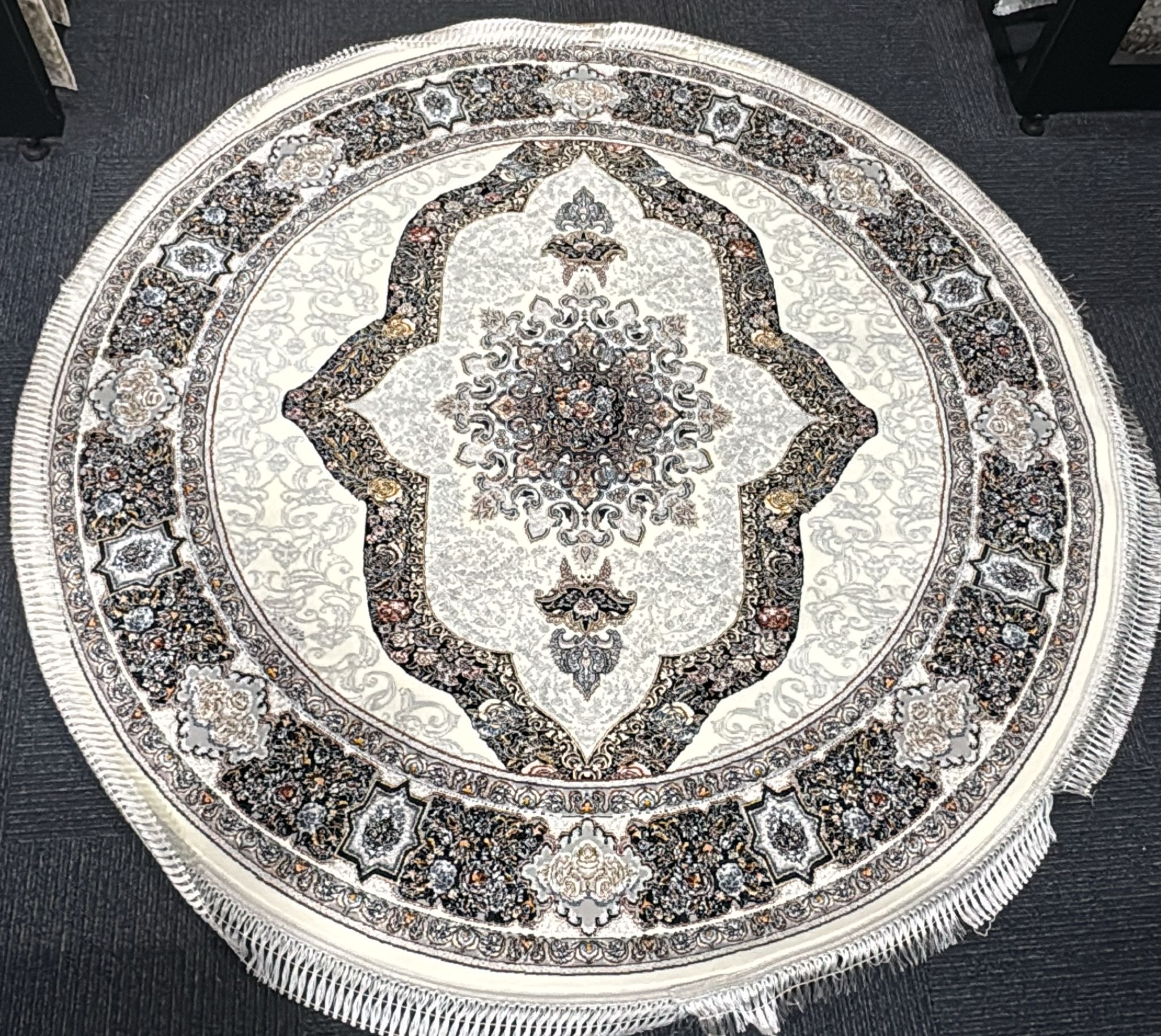 KARENA 700 Reed Round Rug - GLARA HOME