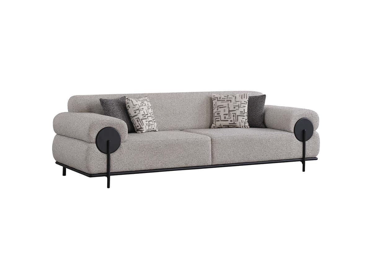 Loft Cream Sofa - GLARA HOME