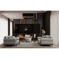 Loft Cream Sofa - GLARA HOME