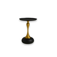 Lunara Black & Gold Accent Table - GLARA HOME