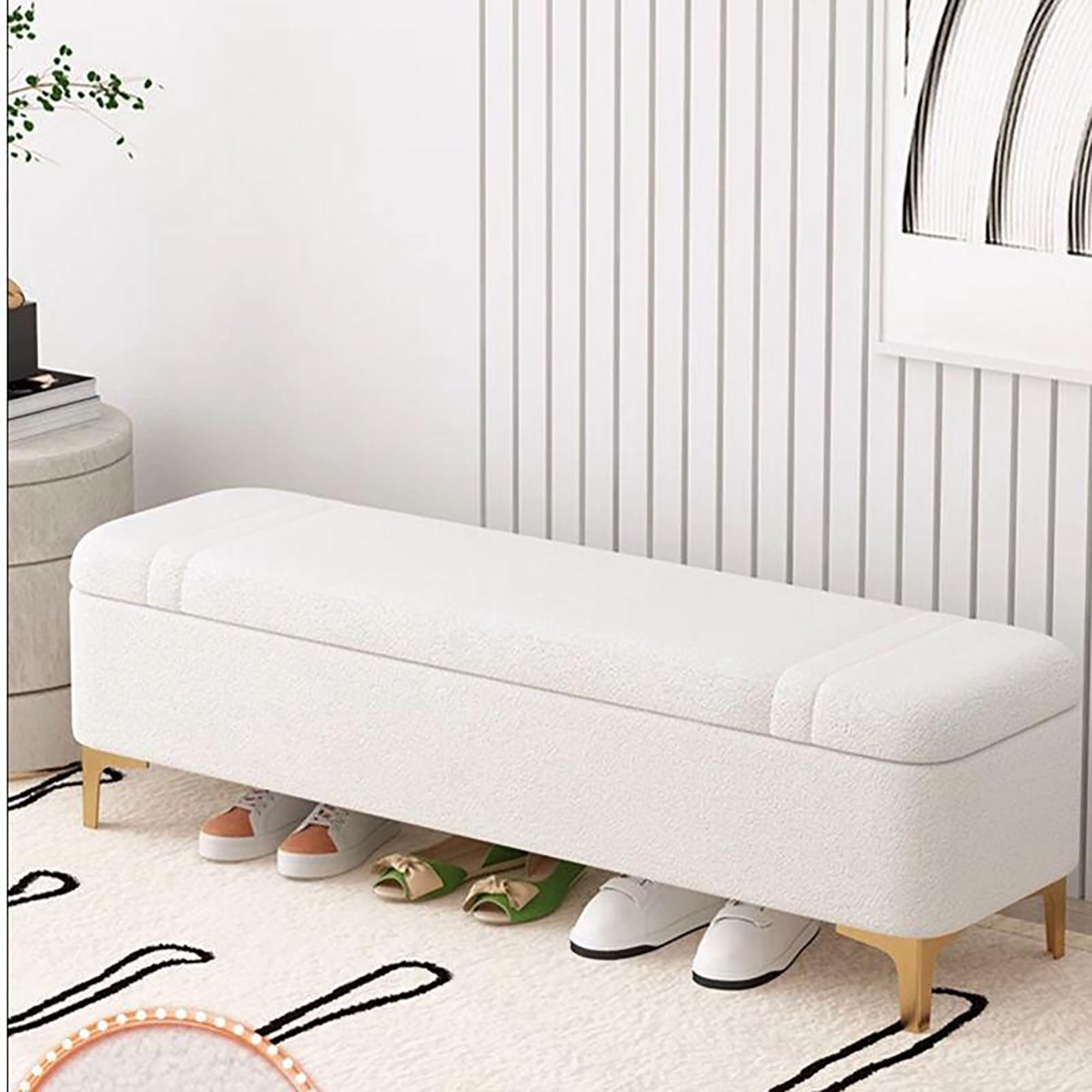 Luxe Haven Storage Bench (MX-22) - GLARA HOME