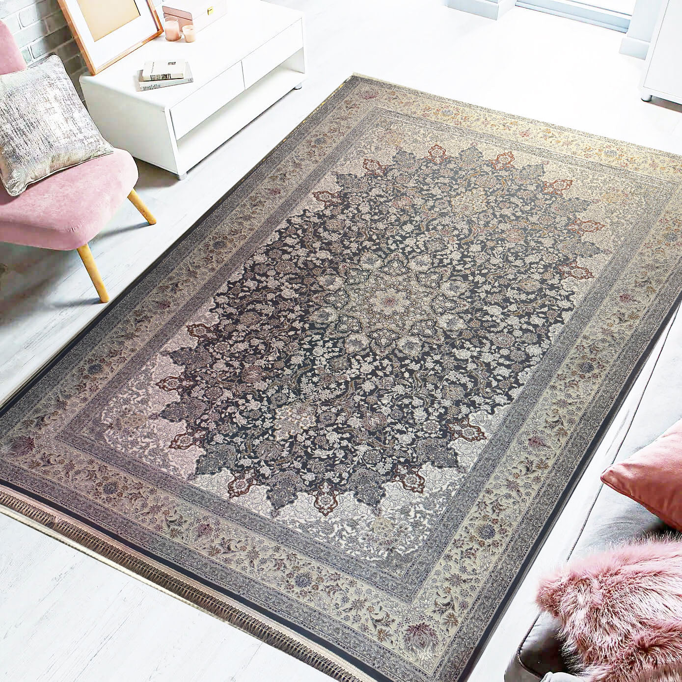 Mina 1200 Reed Persian Rug - GLARA HOME
