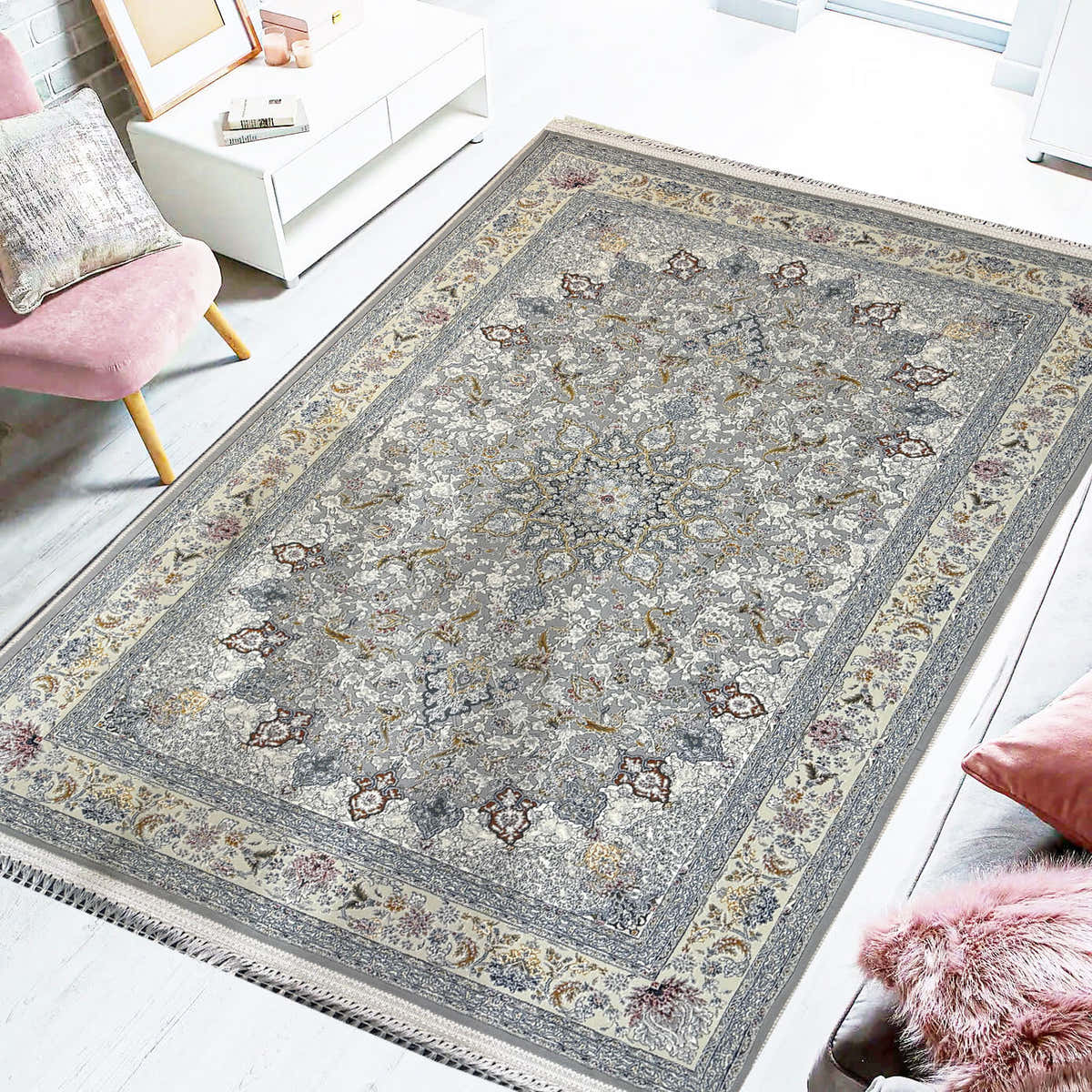 Mina 1200 Reed Persian Rug - GLARA HOME